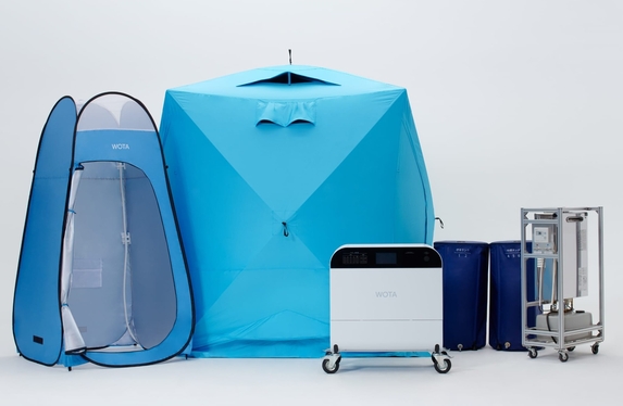 R325店に「水循環型シャワー ～WOTA BOX～ 」を導入 ～地域の防災